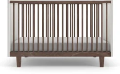 Oeuf Rhea Crib - White/Walnut