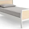 Oeuf Sparrow Twin Bed - White/Birch