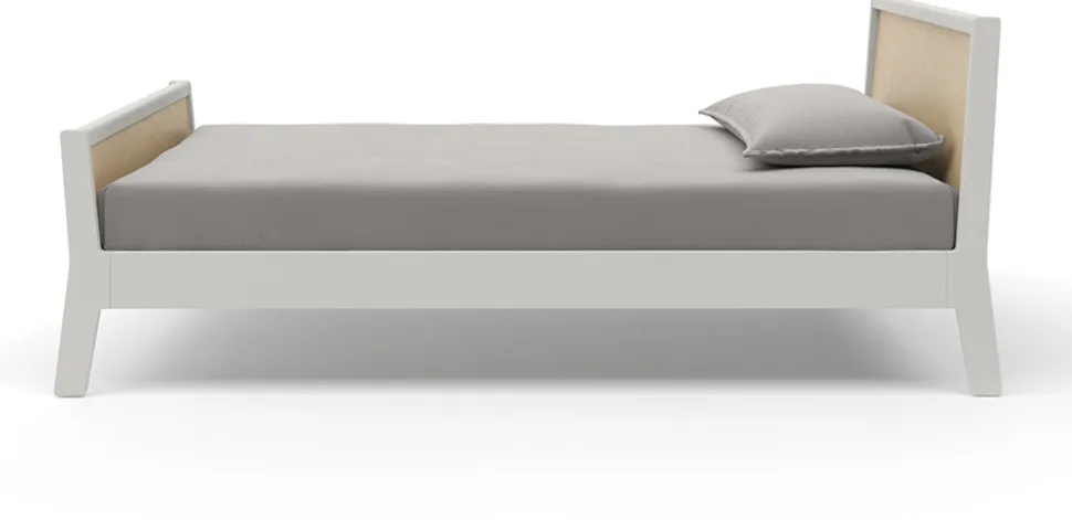 Oeuf Sparrow Twin Bed - White/Birch