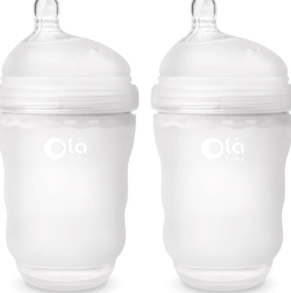Olababy Gentle Bottle 8oz, 2 Pack - Frost