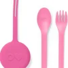 Omie Life OmiePod & Utensils - Bubble Pink