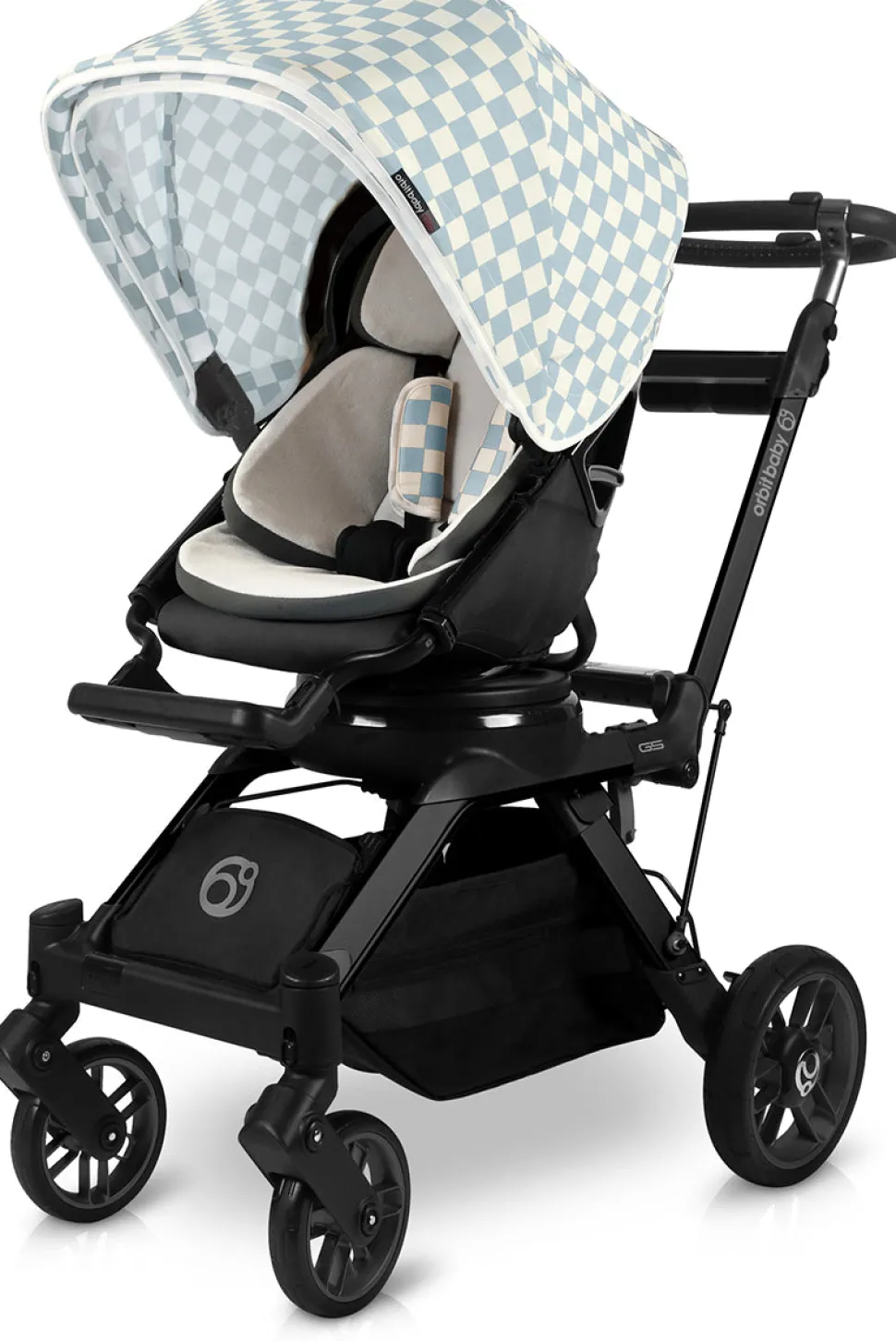 Orbit Baby G5 Stroller Canopy - Checkered Surf Spray