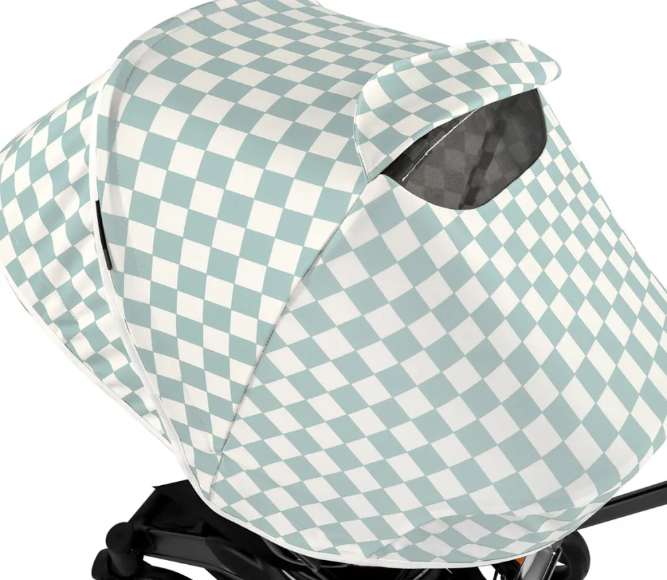 Orbit Baby G5 Stroller Canopy - Checkered Surf Spray