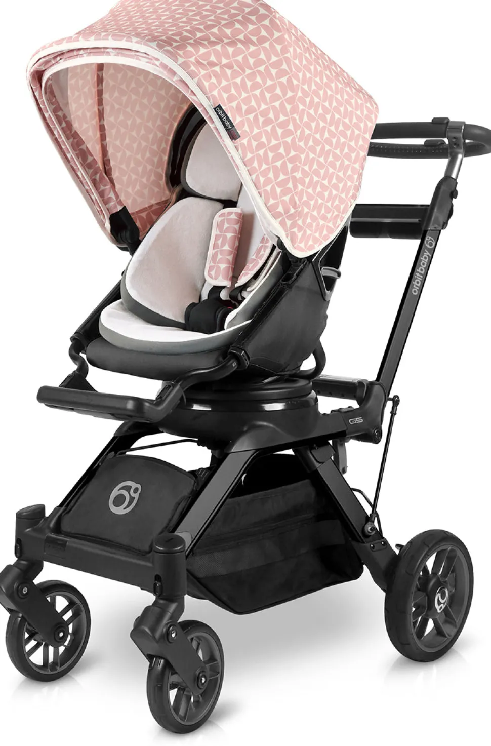 Orbit Baby G5 Stroller Canopy - Mod Mosaic Blush