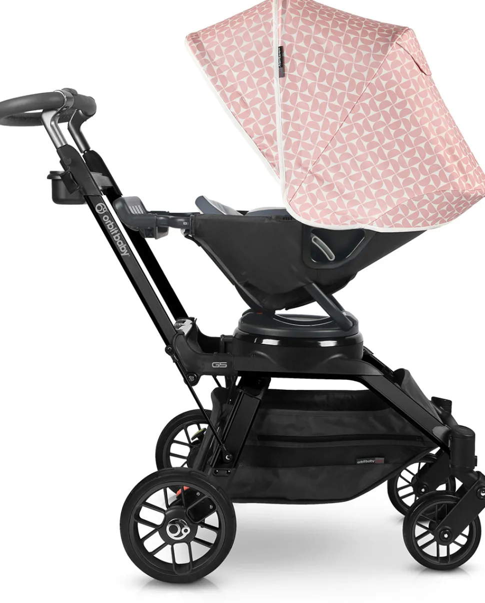 Orbit Baby G5 Stroller Canopy - Mod Mosaic Blush