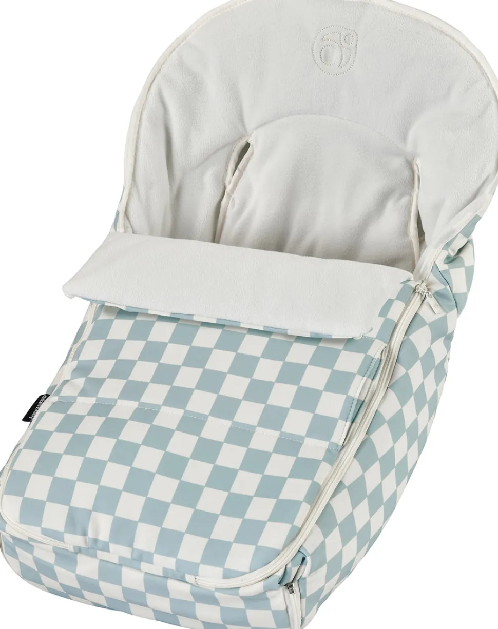 Orbit Baby G5 Stroller Footmuff - Checkered Surf Spray