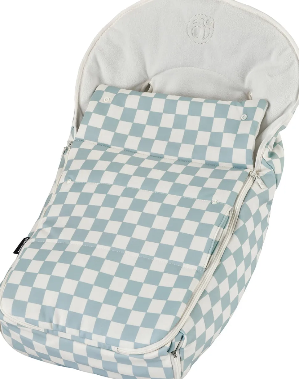 Orbit Baby G5 Stroller Footmuff - Checkered Surf Spray