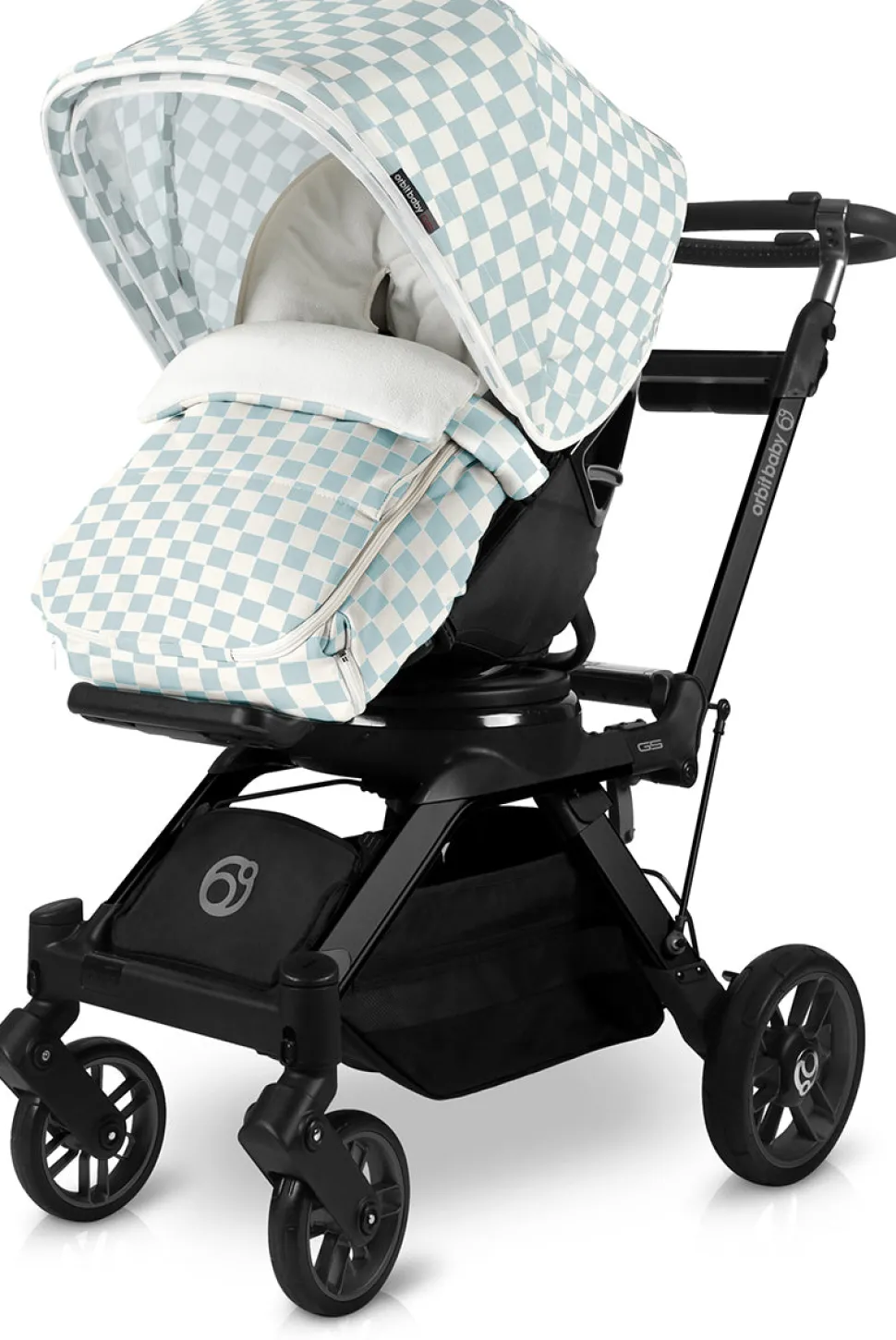 Orbit Baby G5 Stroller Footmuff - Checkered Surf Spray