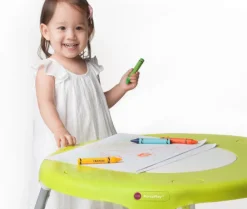 Oribel PortaPlay 4-in-1 Foldable Activity Center - Turn, Bounce, Play, Transform - Forest Friends