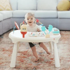 Oribel PortaPlay 4-in-1 Foldable Activity Center - Turn, Bounce, Play, Transform - Monsterland