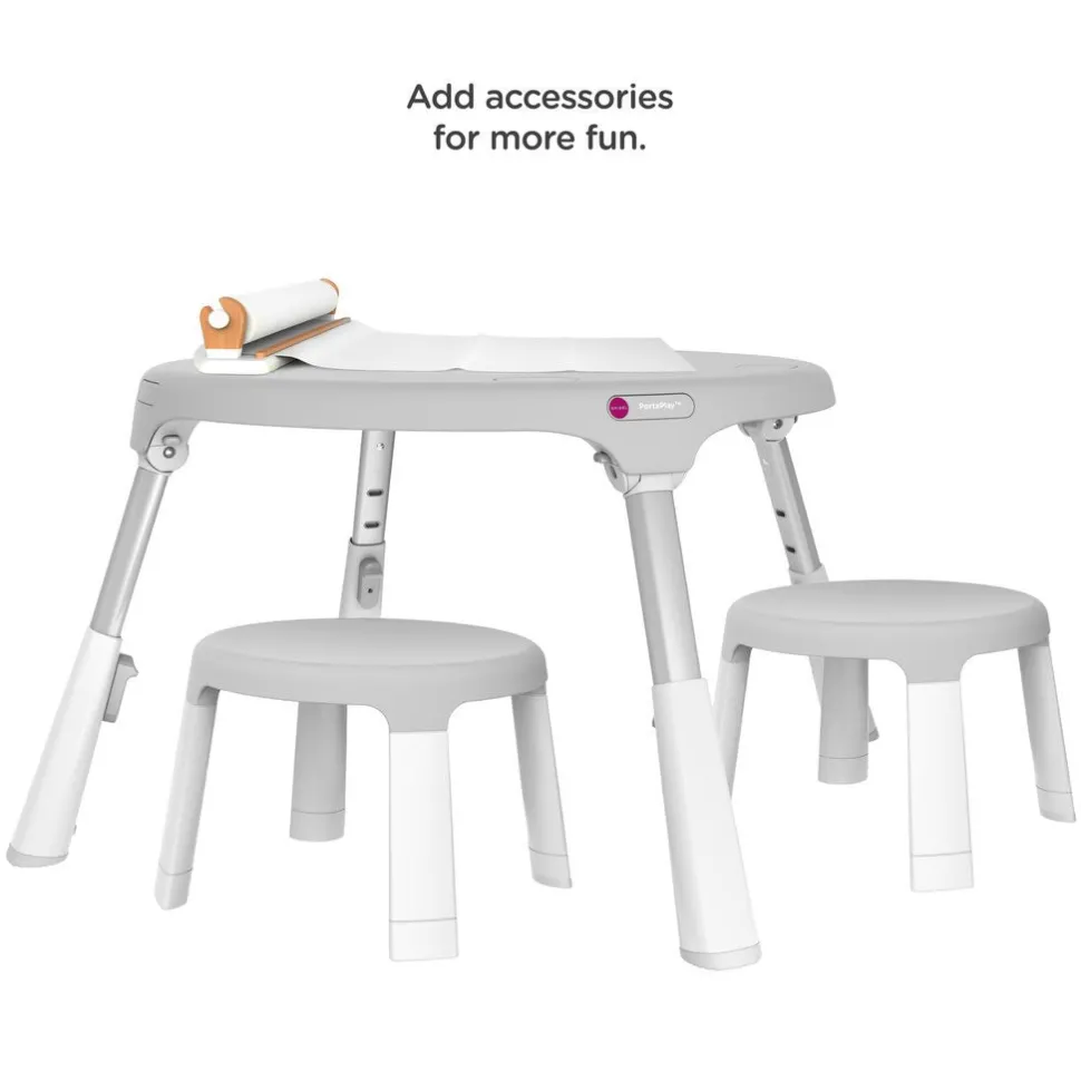 Oribel PortaPlay 4-in-1 Foldable Activity Center - Turn, Bounce, Play, Transform - Wonderland Adventures