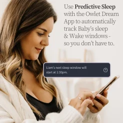 Owlet Cam 2 & Dream Sock Duo Smart Baby Monitoring System - Dusty Rose