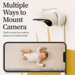 Owlet Cam 2 & Dream Sock Duo Smart Baby Monitoring System - Dusty Rose