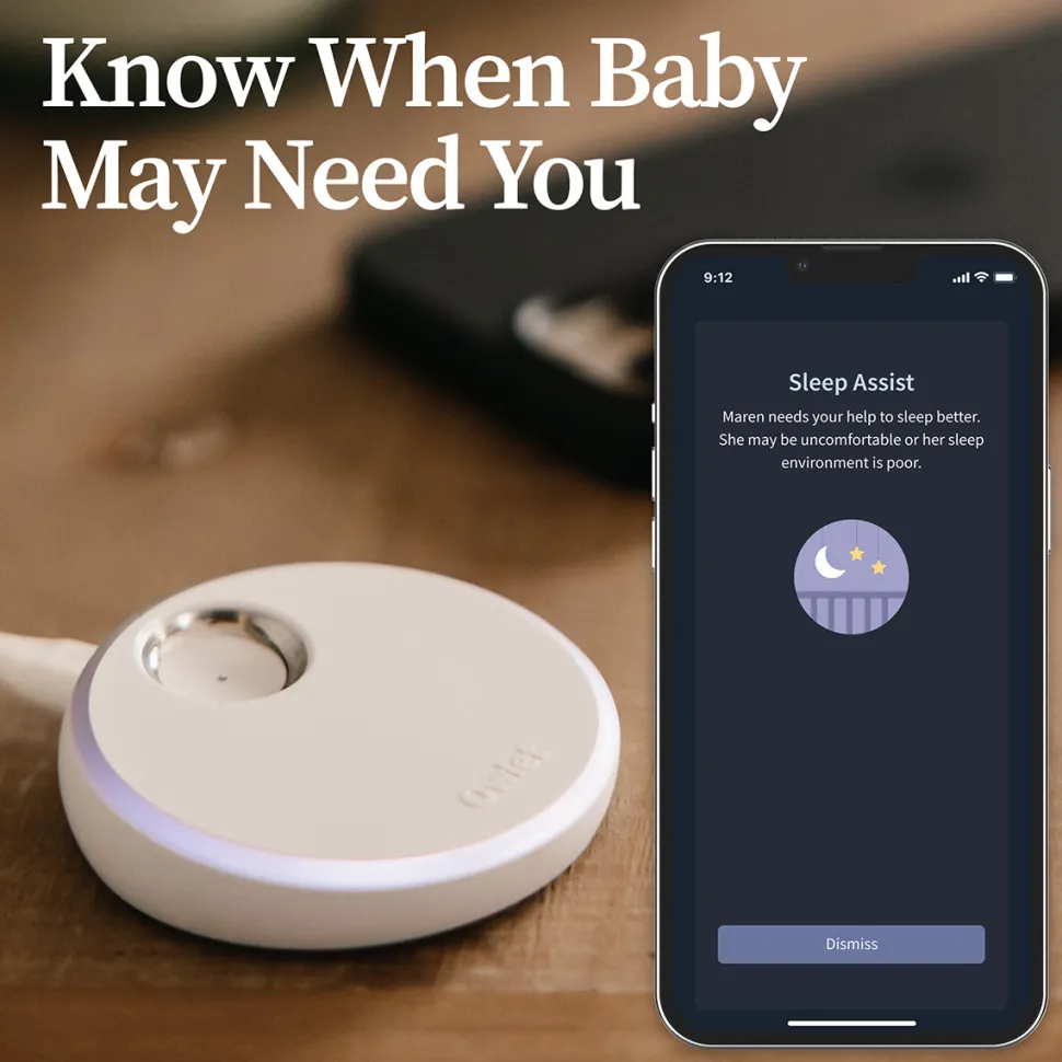 Owlet Cam 2 & Dream Sock Duo Smart Baby Monitoring System - Bedtime Blue
