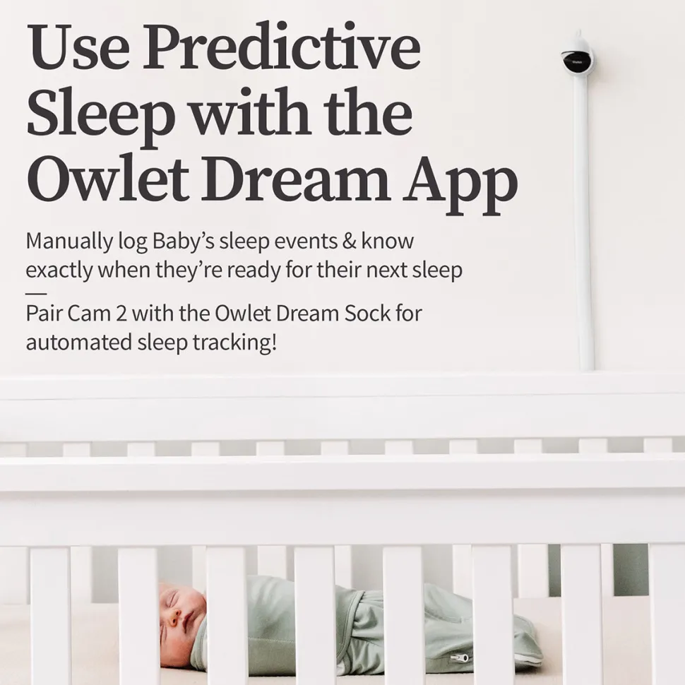 Owlet Cam 2 Smart HD Video Baby Monitor - Dusty Rose