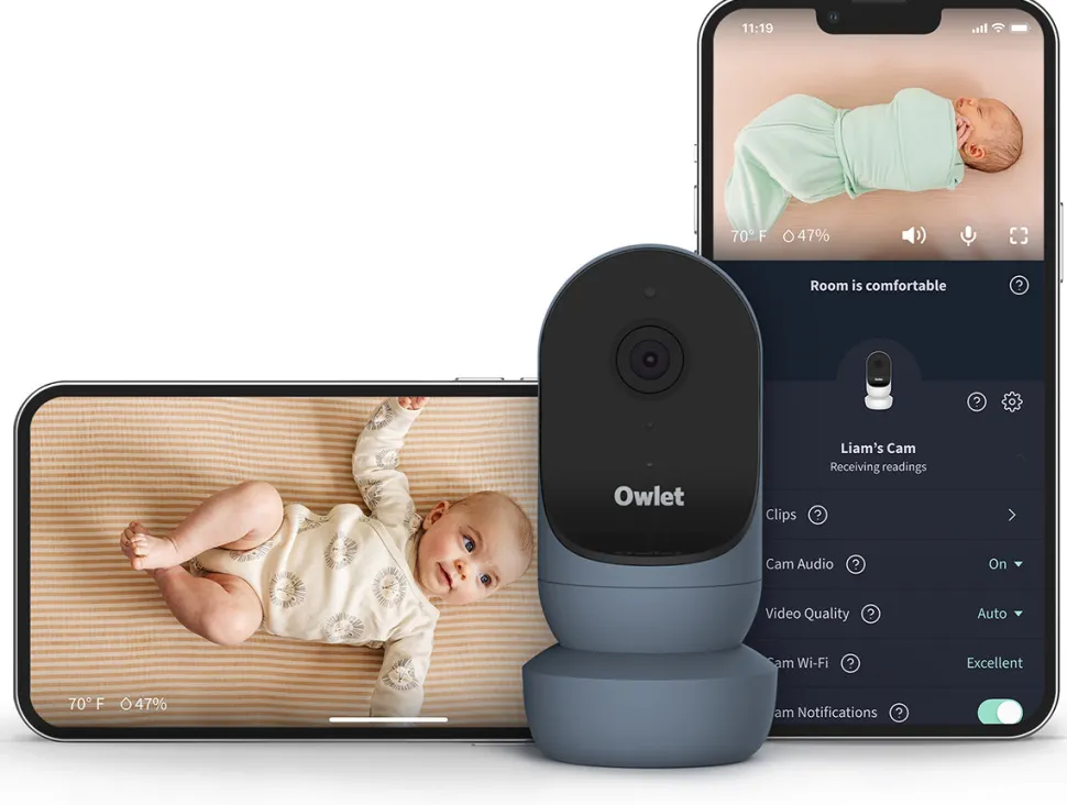 Owlet Cam 2 Smart HD Video Baby Monitor - Bedtime Blue