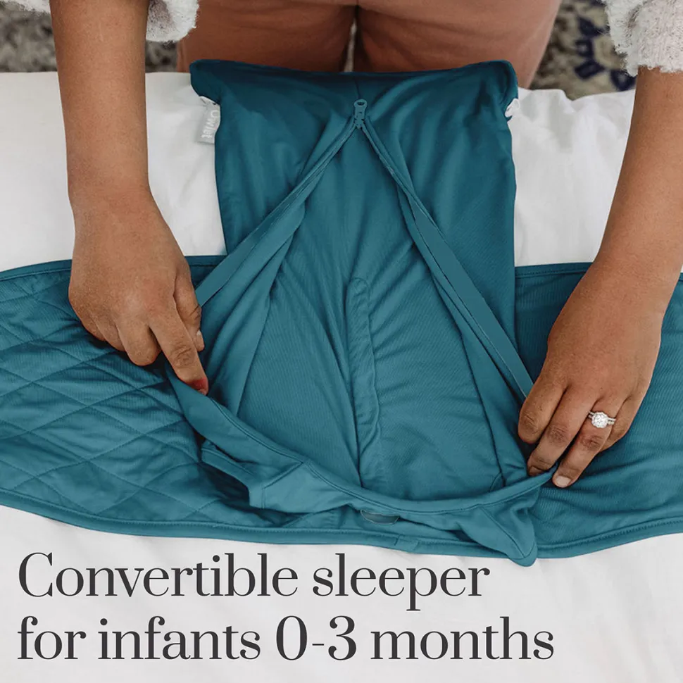 Owlet Dream Sleeper with Swaddle - Deep Sea Green (0-3 months)