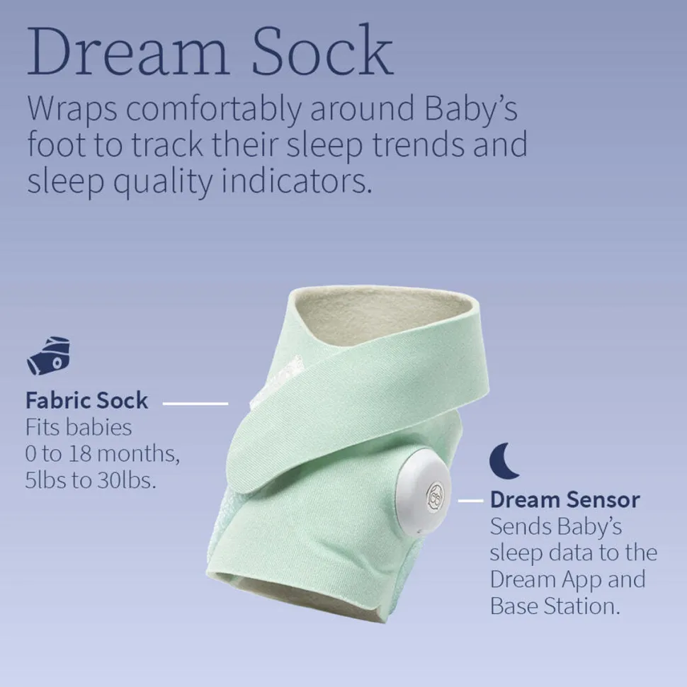 Owlet Dream Sock Smart Baby Monitor - Bedtime Blue