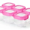 OXO Tot Baby Blocks Freezer Storage Containers, 2 oz - Pink