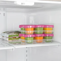 OXO Tot Baby Blocks Freezer Storage Containers, 2 oz - Pink