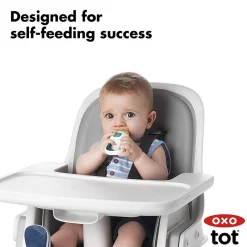 OXO Tot Silicone Self-Feeder 2 Pack - Teal / Navy
