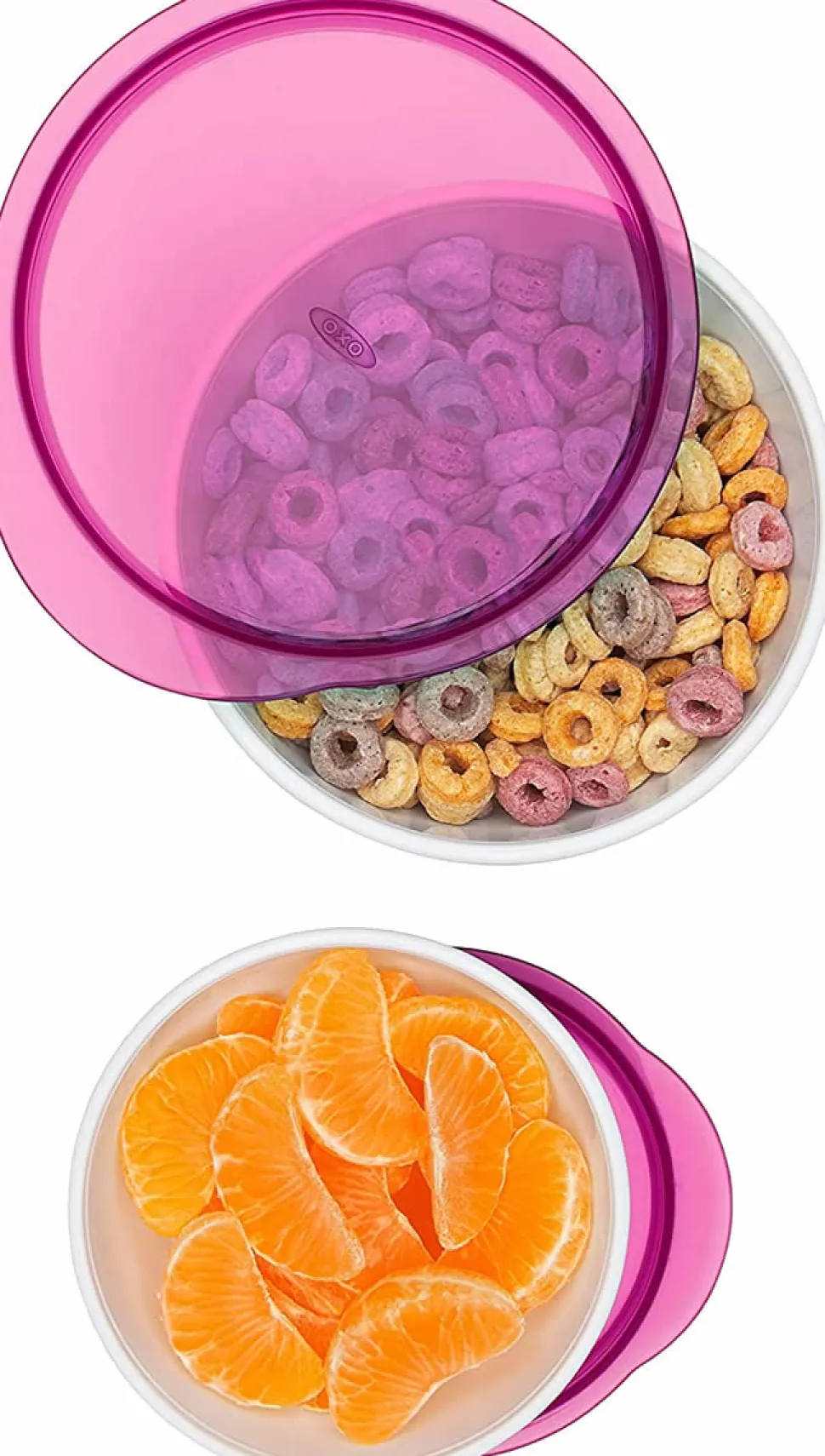 OXO Tot Small & Large Bowl Set - Pink