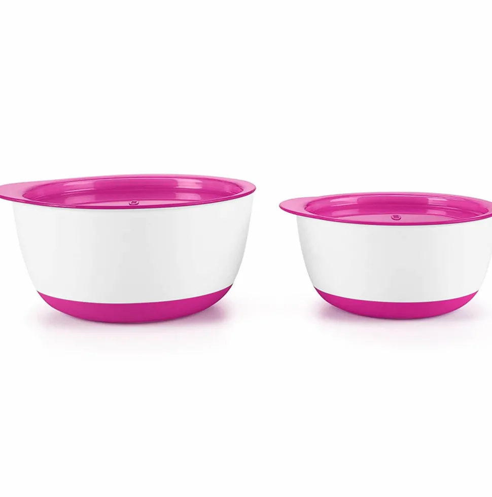 OXO Tot Small & Large Bowl Set - Pink