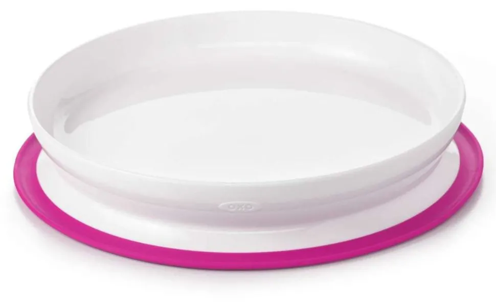OXO Tot Stick & Stay Plate - Pink