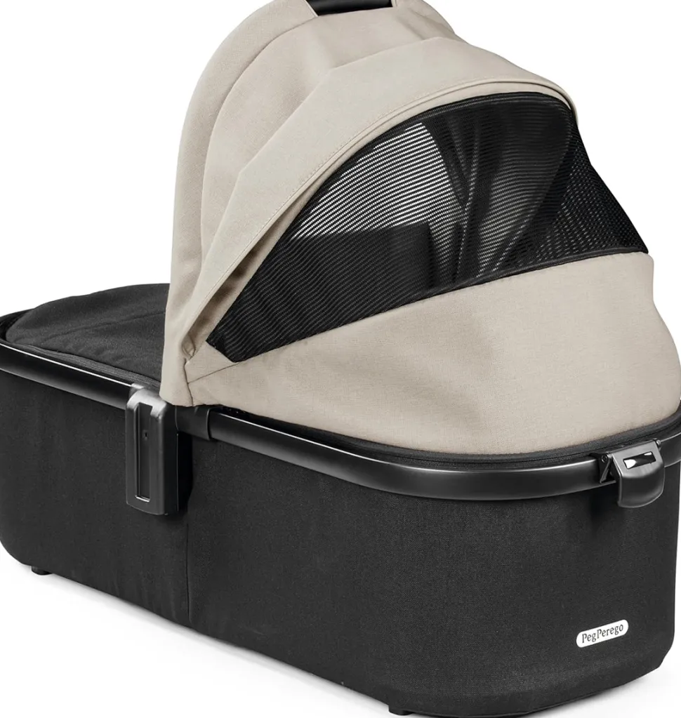 Peg Perego Bassinet With Home Stand - Vanilla Blend