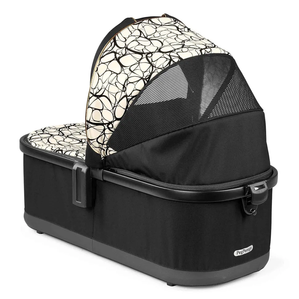 Peg Perego Bassinet With Home Stand - Graphic Gold