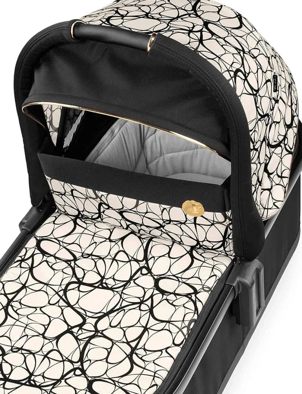 Peg Perego Bassinet With Home Stand - Graphic Gold