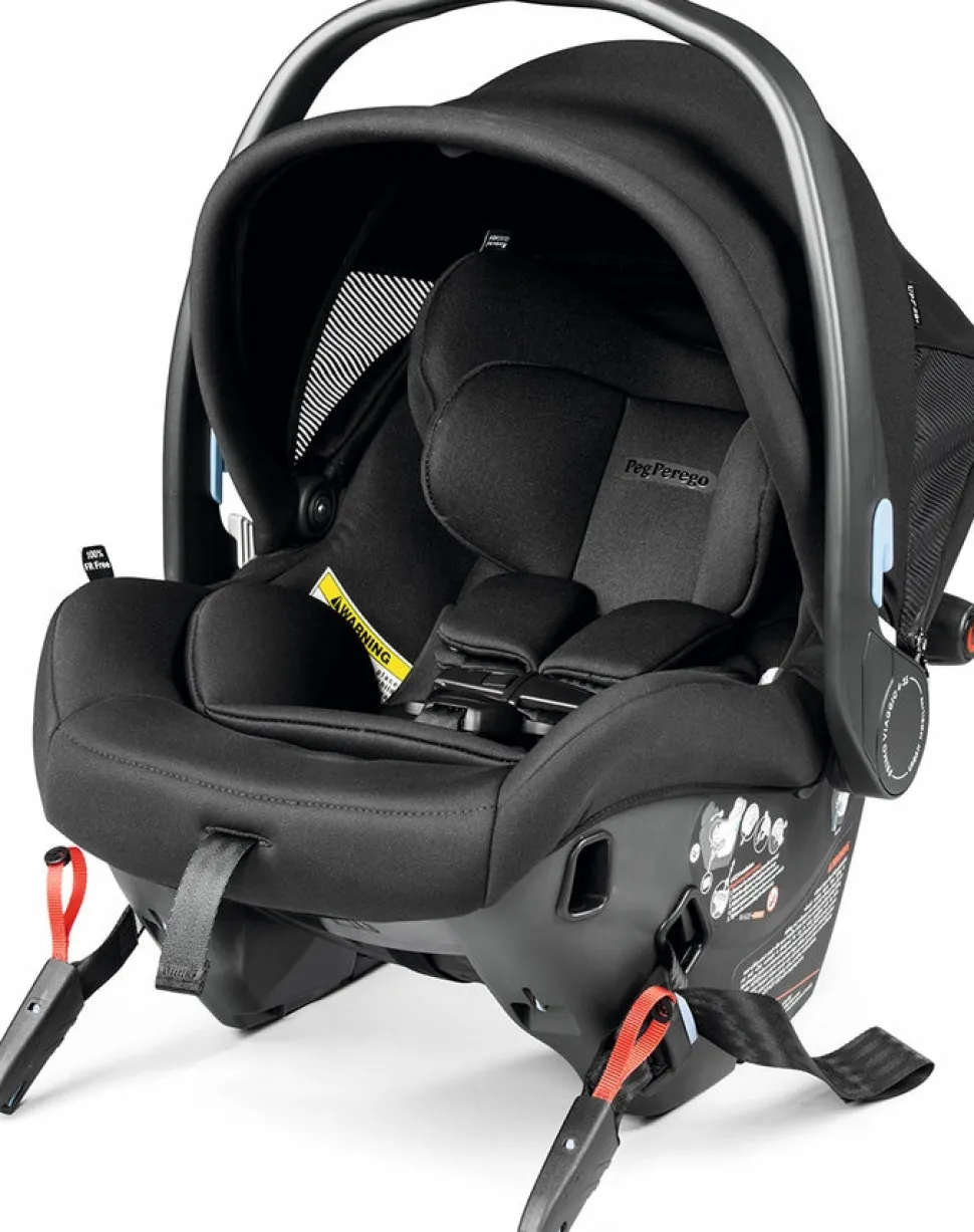 Peg Perego City Loop Chassis + Primo Viaggio 4-35 Urban Mobility Infant Car Seat Bundle - Black / True Black