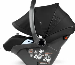 Peg Perego City Loop Chassis + Primo Viaggio Lounge Infant Car Seat Bundle - Black / True Black