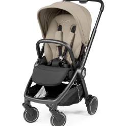 Peg Perego City Loop Twin Stroller + Primo Viaggio Lounge Travel System Bundle - Black / Vanilla Blend / Vanilla Blend