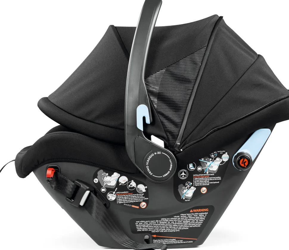 Peg Perego Primo Viaggio Urban Mobility Infant Car Seat - True Black