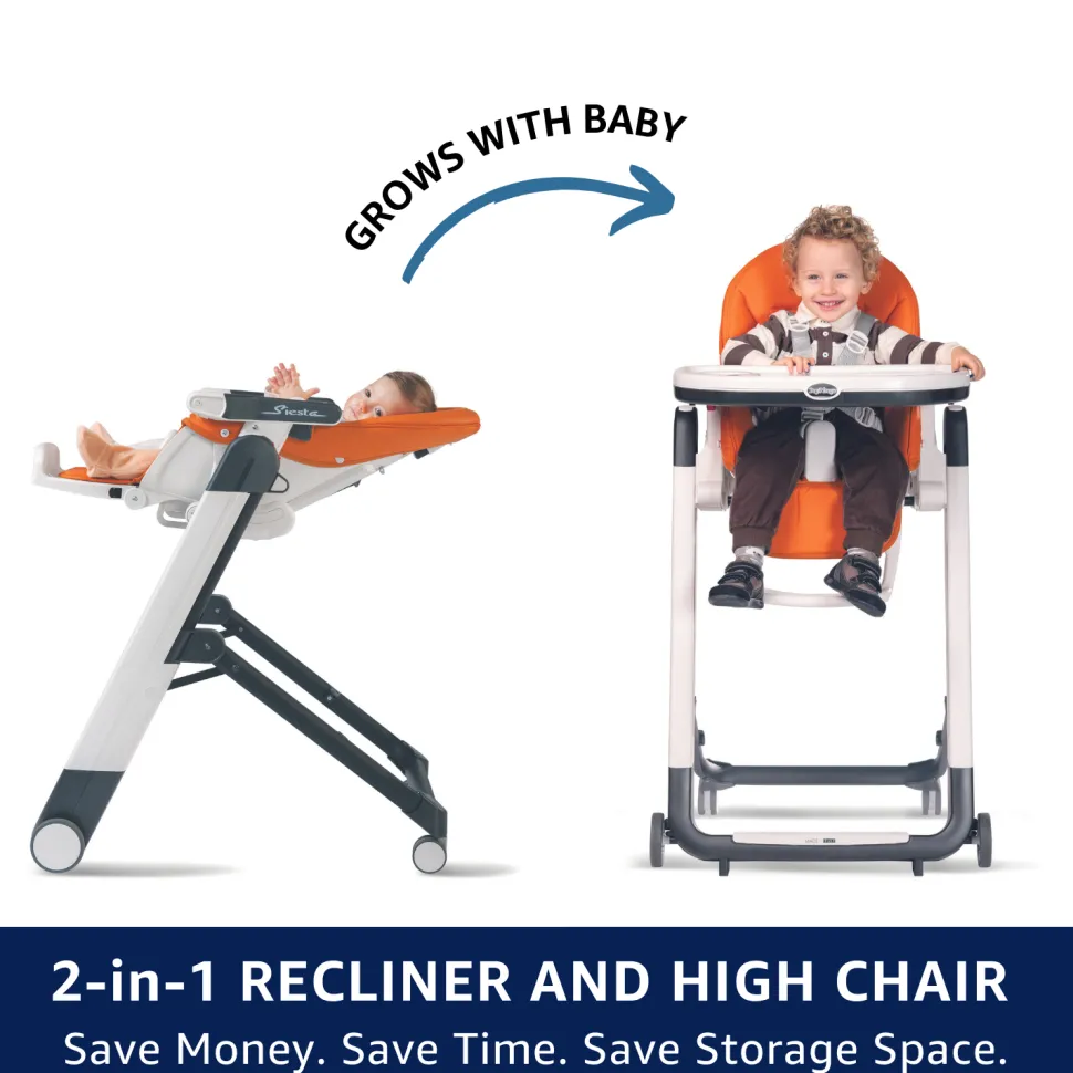 Peg Perego Siesta High Chair - Pure Grey