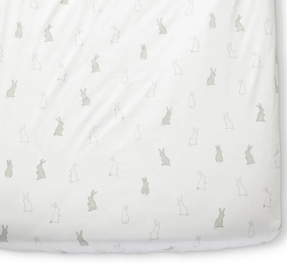 Petit Pehr Crib Sheet - Bunny Hop
