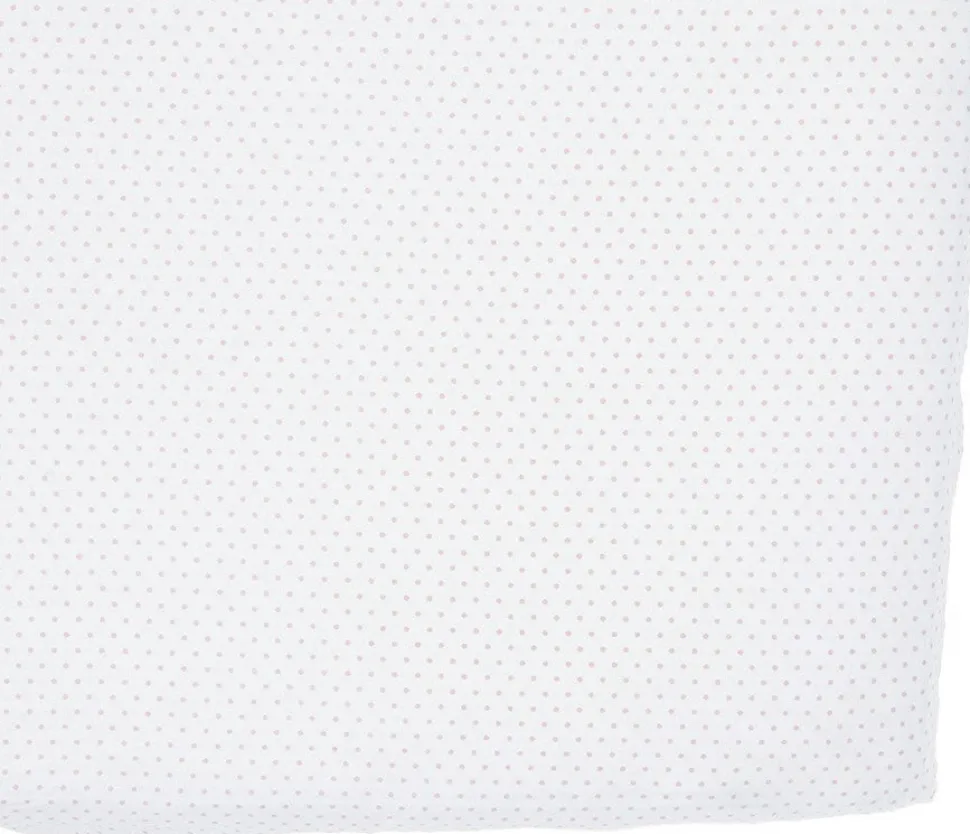 Petit Pehr Crib Sheet - Pin Dot Light Pink