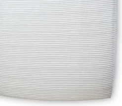 Petit Pehr Crib Sheet - Stripes Away Pebble