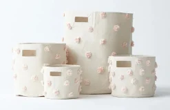 Petit Pehr Pom Pom Basket - Pint - Blush