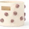 Petit Pehr Pom Pom Basket - Mini - Mauve