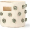 Petit Pehr Pom Pom Basket - Mini - Sage