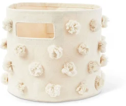 Petit Pehr Pom Pom Basket - Pint - Natural