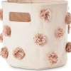 Petit Pehr Pom Pom Mini Storage Basket - Rose Pink