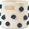 Petit Pehr Pom Pom Mini Storage Basket - Navy