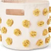 Petit Pehr Pom Pom Pint Storage Basket - Marigold