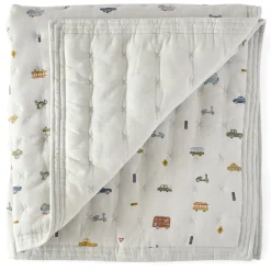 Petit Pehr Quilted Chambray Blanket - Rush Hour