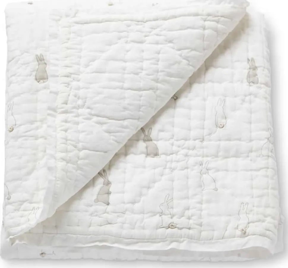 Petit Pehr Quilted Nursery Blanket - Bunny Hop
