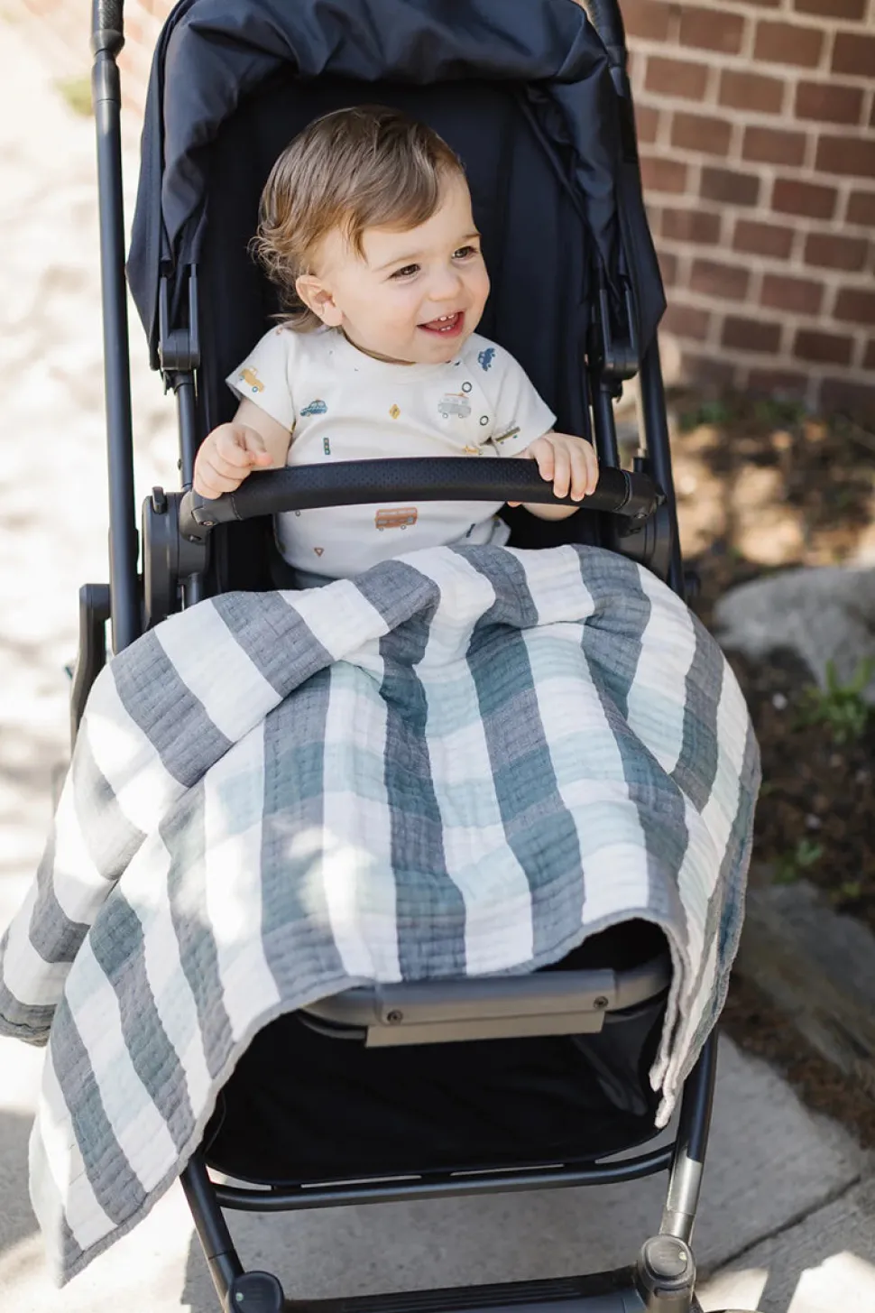 Petit Pehr Sidekick Stroller Blanket - Sea