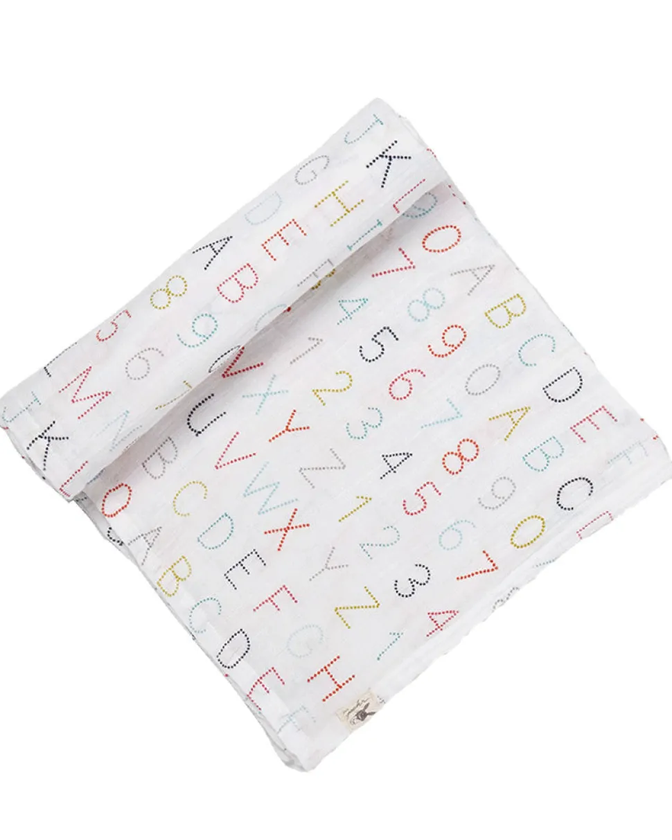 Petit Pehr Wrap Me Up Swaddle - Alphabet